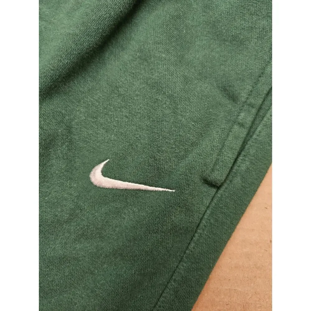 Nike Mens Black Club Fleece Joggers CJ1616 - Team Pants - Green Size Small - Picture 4 of 13